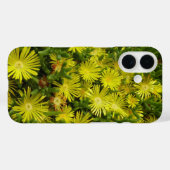 Coques Case-Mate iPhone Fleurs jaunes de l'iceberg doré (Verso (horizontal))