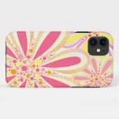 Coques Case-Mate iPhone Fleurs jaunes et roses (Dos (Horizontal))