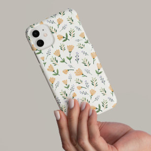 Coques iPhone 16 Pro Fleurs jaunes scandinaves