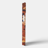 COQUES Case-Mate iPhone FLEURS JOURNALIÈRES EN MONOGRAM ORANGE FLORAL BROW (Verso / Droite)