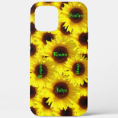Coques Case-Mate iPhone Fleurs joyeuses - Tournesol (Verso)
