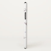 Coques Case-Mate iPhone Fleurs Lilac (Dos/Droite)