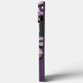 Coques Case-Mate iPhone Fleurs Lilac violet 3d (Verso / Gauche)