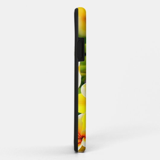 Coques Case-Mate iPhone fleurs lilas jaune (Dos/Droite)