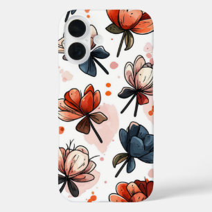 Coques iPhone 16 Fleurs Lune