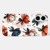 Coques Case-Mate iPhone Fleurs Lune (Verso (horizontal))