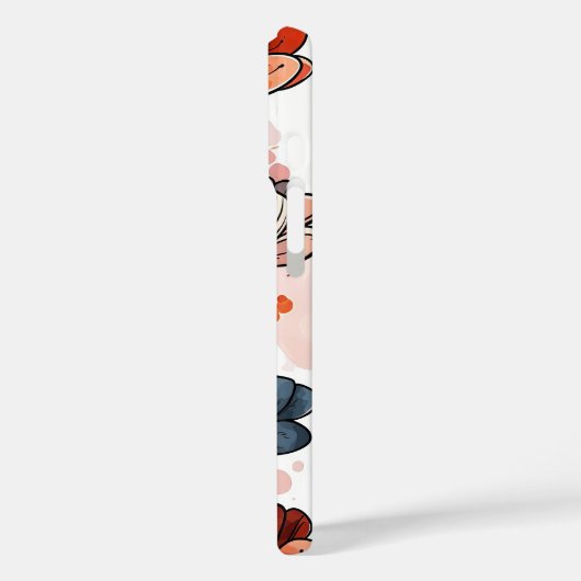 Coques Case-Mate iPhone Fleurs Lune (Verso / Gauche)