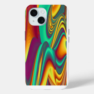 Coque Pour iPhone 15 Fleurs Magiques de Printemps Été Automne