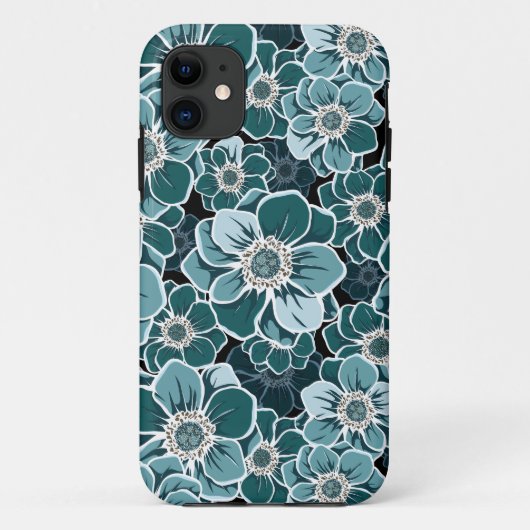 Coques Case-Mate iPhone Fleurs Mandala (Dos)