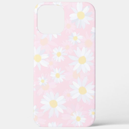 Coques Case-Mate iPhone Fleurs marguerites blanches Florales roses (Verso)