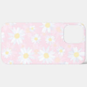 Coques Case-Mate iPhone Fleurs marguerites blanches Florales roses (Retour (horizontal))