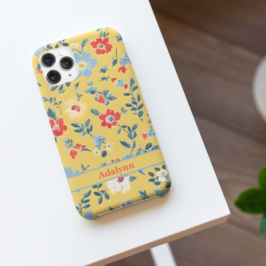 Coques Case-Mate iPhone Fleurs mignonnes Cadeaux personnalisés pour les fe
