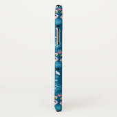Coques Case-Mate iPhone Fleurs mignonnes flamants gos motif (Dos/Droite)