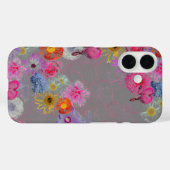 Coques Case-Mate iPhone Fleurs mixtes dans l'art moderne (Verso (horizontal))