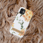 Case-Mate iPhone Case Fleurs modernes Jaune & Kraft Cadeau personnalisé<br><div class="desc">Cette belle aquarelle moderne fleurie design avec des fleurs jaunes lumineuses et joyeuses disposées dans un joli bouquet. L'oeuvre est réalisée à l'aide du support délicat et translucide de l'aquarelle, qui donne aux fleurs une qualité douce et rêveuse. Le design peut être personnalisé avec un nom de votre choix, ce...</div>