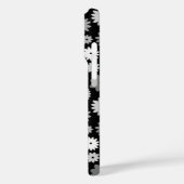 Coques Case-Mate iPhone Fleurs monochromes à motif répétitif (Verso / Gauche)