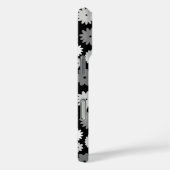 Coques Case-Mate iPhone Fleurs monochromes à motif répétitif (Verso / Droite)