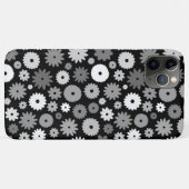 Coques Case-Mate iPhone Fleurs monochromes à motif répétitif (Dos (Horizontal))