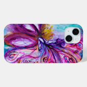 COQUES Case-Mate iPhone FLEURS MORTES BLANCHES EN ROSE, PARKLES D'OR (Verso (horizontal))