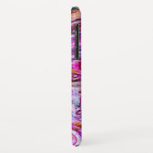 COQUES Case-Mate iPhone FLEURS MORTES BLANCHES EN ROSE, PARKLES D'OR (Dos/Gauche)