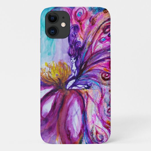 COQUES Case-Mate iPhone FLEURS MORTES BLANCHES EN ROSE, PARKLES D'OR (Dos)