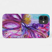 COQUES Case-Mate iPhone FLEURS MORTES BLANCHES EN ROSE, PARKLES D'OR (Dos (Horizontal))