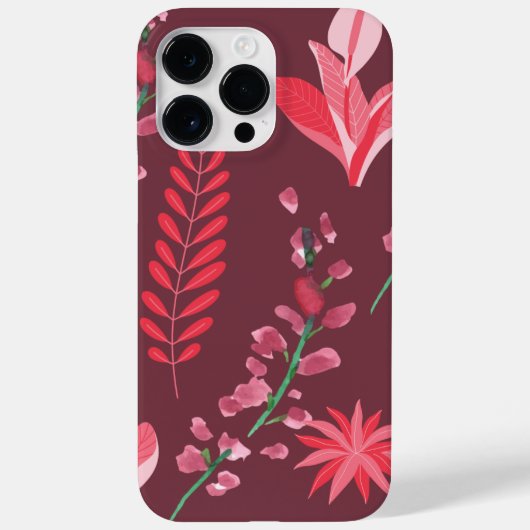 Coques Case-Mate iPhone Fleurs motif. (Verso)