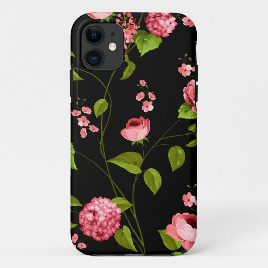 Coques Case-Mate iPhone Fleurs Motif 18 (Dos)