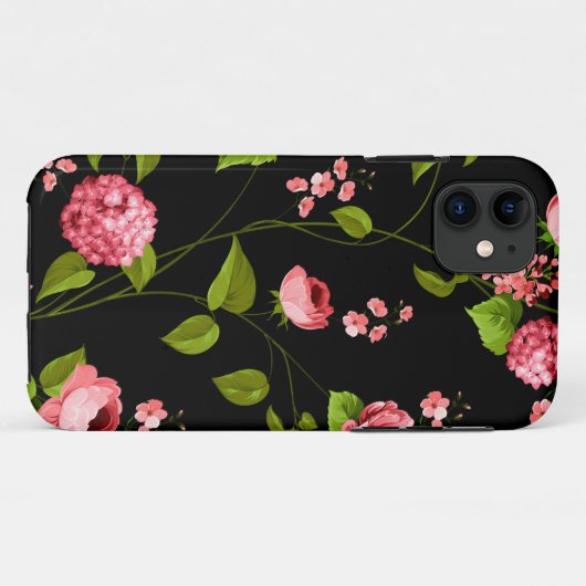 Coques Case-Mate iPhone Fleurs Motif 18 (Dos (Horizontal))