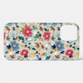 Coques Case-Mate iPhone Fleurs motif transparent (Verso (horizontal))