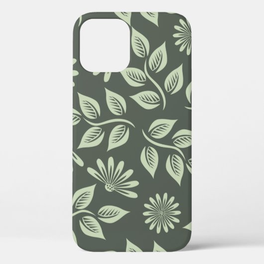 Coques Case-Mate iPhone Fleurs motif vert printemps (Verso)
