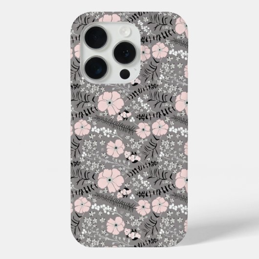 Coques Case-Mate iPhone Fleurs Motifs blanches blanches blanches blanches  (Verso)