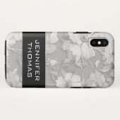 Coques Case-Mate iPhone fleurs motifs nature / vintage (Dos (Horizontal))