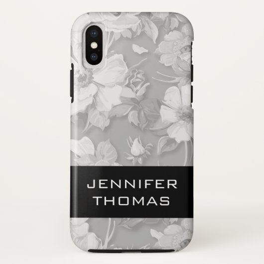 Coques Case-Mate iPhone fleurs motifs nature / vintage (Dos)