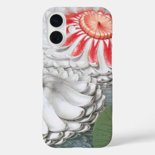 Coques iPhone 16 Fleurs Nénuphars vintages dans un étang de jardin