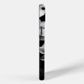 Coques Case-Mate iPhone fleurs noir et blanc (Verso / Droite)