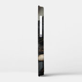 Coques Case-Mate iPhone Fleurs noires et blanches (Verso / Gauche)