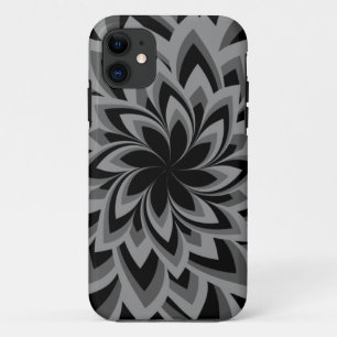 Case-Mate iPhone CASE FLEURS NOIRES ET BLANCHES