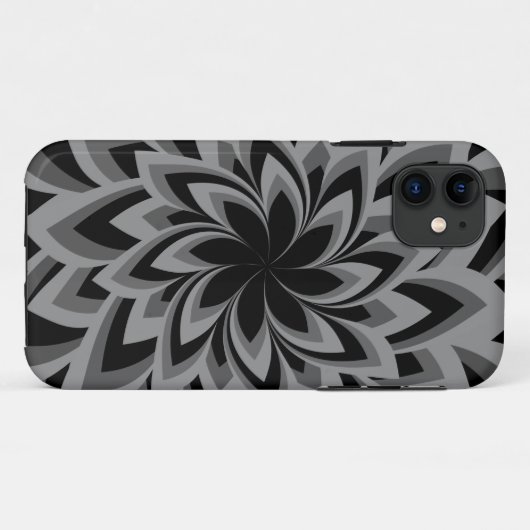 COQUES Case-Mate iPhone FLEURS NOIRES ET BLANCHES (Dos (Horizontal))