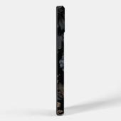 Coques Case-Mate iPhone Fleurs noires et blanches (Verso / Droite)