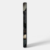 Coques Case-Mate iPhone Fleurs noires et blanches (Verso / Gauche)