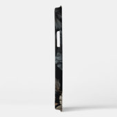 Coques Case-Mate iPhone Fleurs noires et blanches (Verso / Droite)