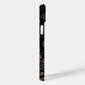Coques Case-Mate iPhone Fleurs noires et blanches (Verso / Droite)