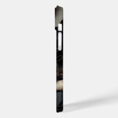 Coques Case-Mate iPhone Fleurs noires et blanches (Verso / Gauche)