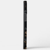 Coques Case-Mate iPhone Fleurs noires et blanches (Verso / Droite)