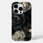 Coques Case-Mate iPhone Fleurs noires et blanches (Verso)