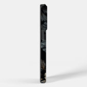 Coques Case-Mate iPhone Fleurs noires et blanches (Verso / Droite)