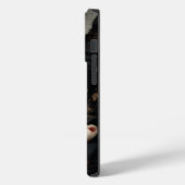 Coques Case-Mate iPhone Fleurs noires et blanches (Verso / Gauche)