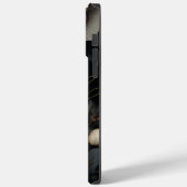 Coques Case-Mate iPhone Fleurs noires et blanches (Verso / Gauche)