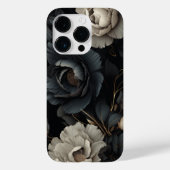 Coques Case-Mate iPhone Fleurs noires et blanches (Verso)